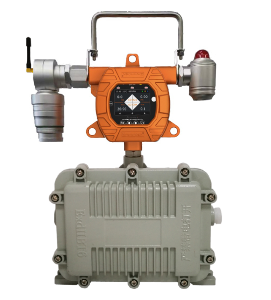 在線式可燃?xì)怏w檢測(cè)報(bào)警器可在線24小時(shí)不間斷檢測(cè)